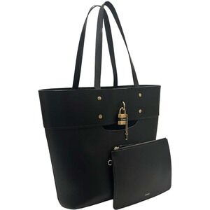 Chloe Abby Shoulder Tote Bag Black